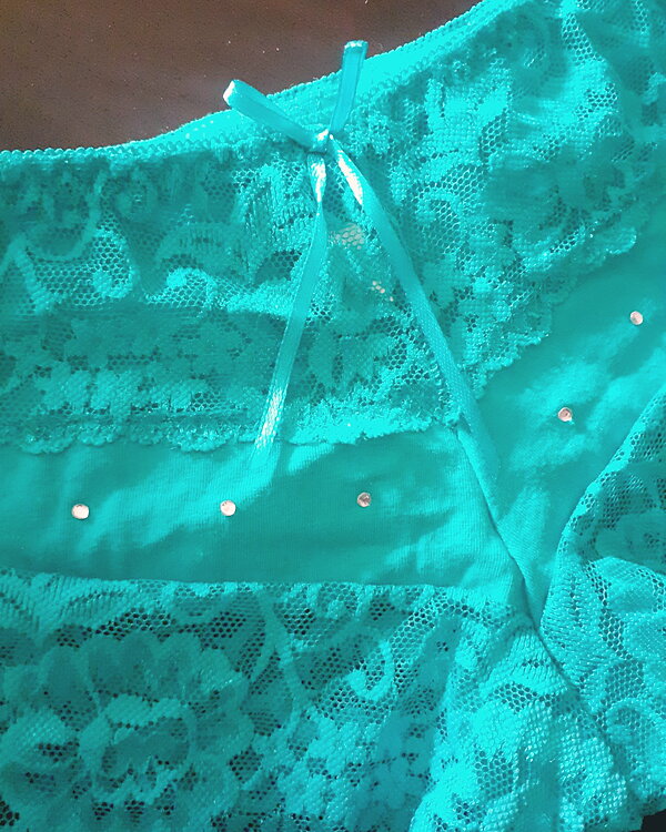 Panty verde brillante
